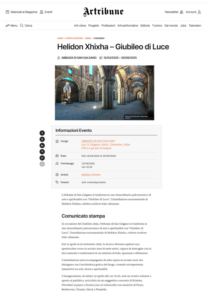 artribune.com 12-04-2025