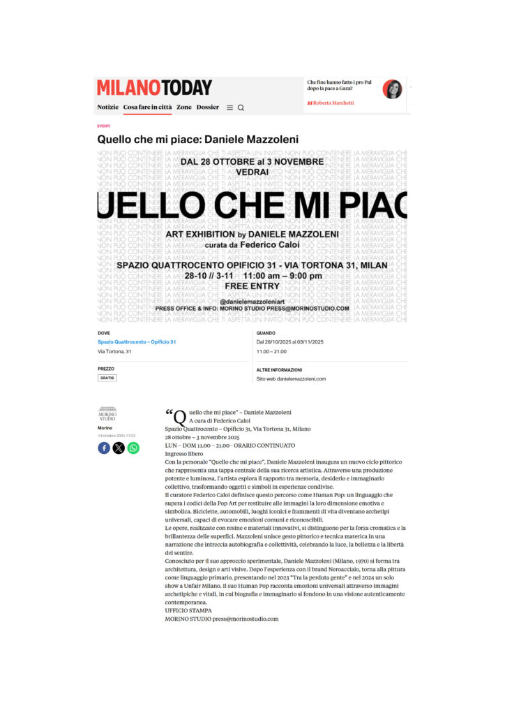 MilanoToday 15-10-2025