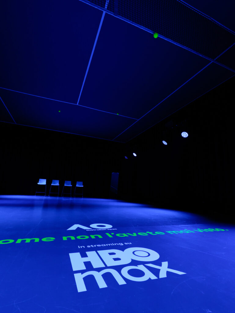 Hbo Max Italia racconta il tennis con un campo al rovescio