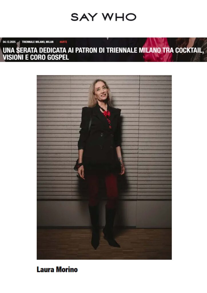 saywho.it Patron Triennale_Xmas Party