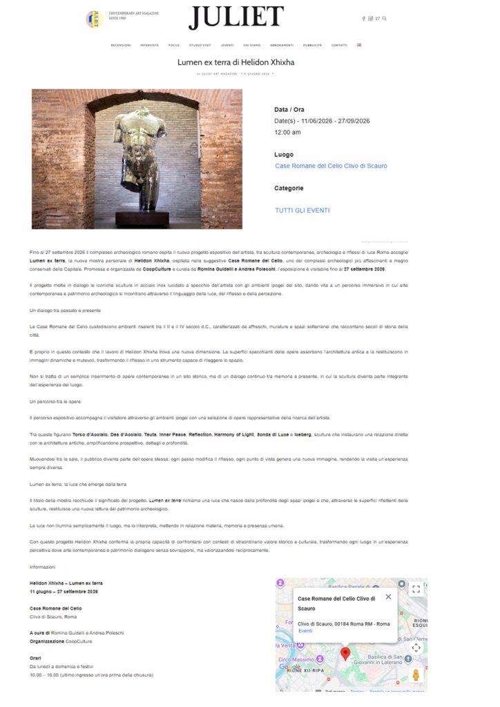 juliet-artmagazine.com 18-06-2026